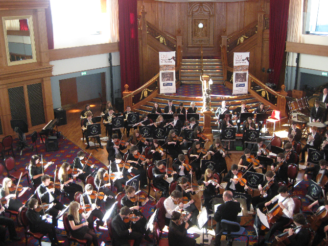 In the Banqueting Suite of Titanic Belfast